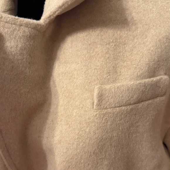 Elegant Women's Tan Trench Coat - Picture 7 of 14
